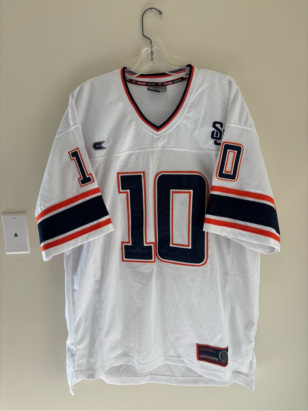 Vintage Colosseum Athletics Syracuse Orange #10 Basketball Jersey Large
